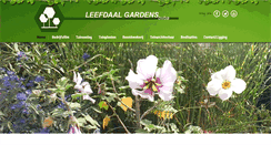 Desktop Screenshot of leefdaal-gardens.be