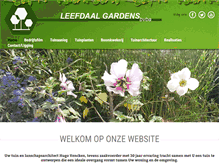 Tablet Screenshot of leefdaal-gardens.be